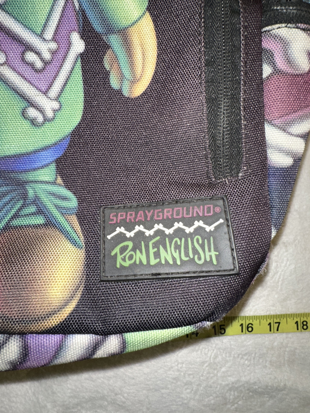 Sprayground × Ron English Pop-Art Backpack — Graffiti Backpack Charlie Brown