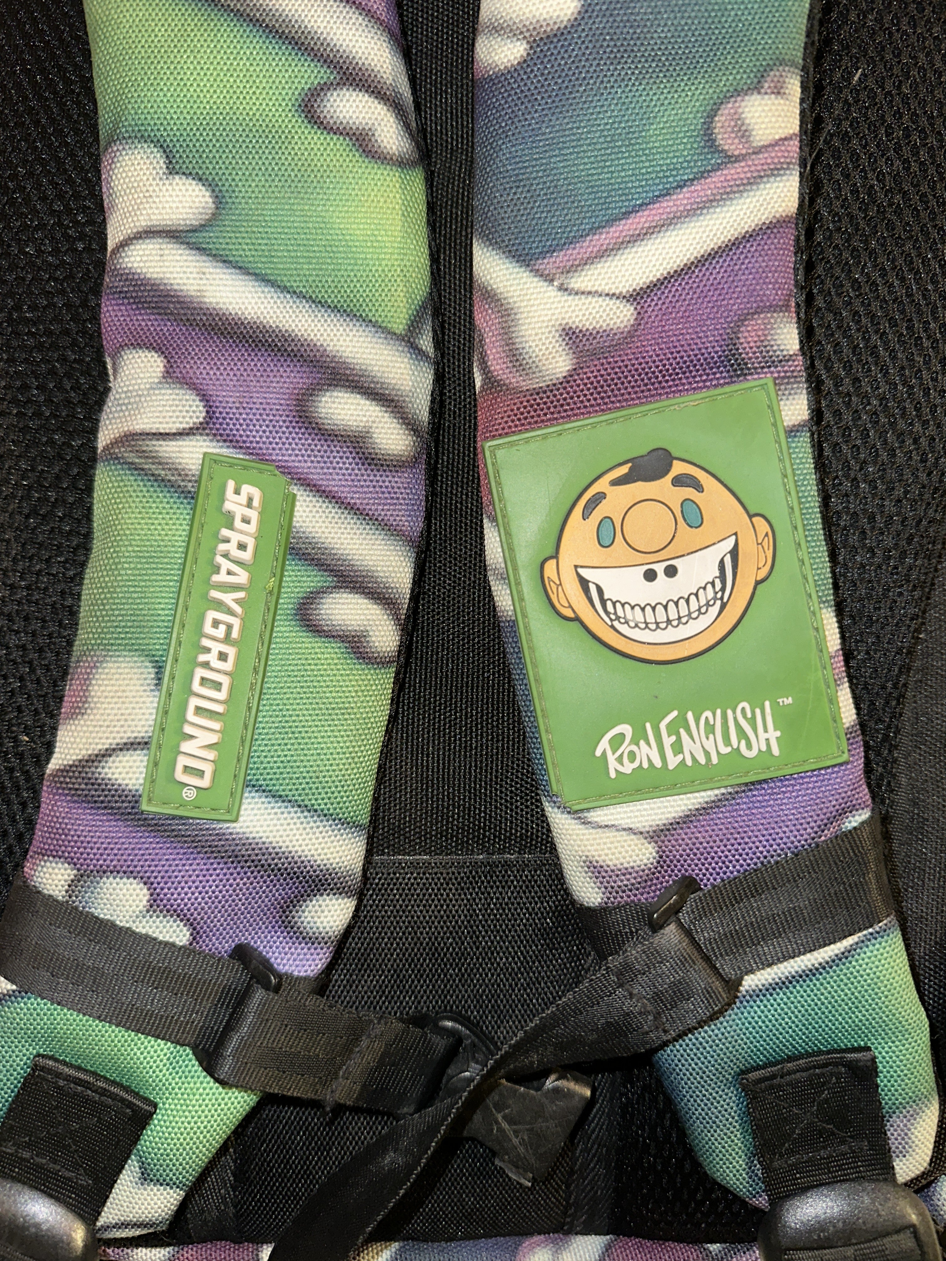 Sprayground × Ron English Pop-Art Backpack — Graffiti Backpack Charlie Brown