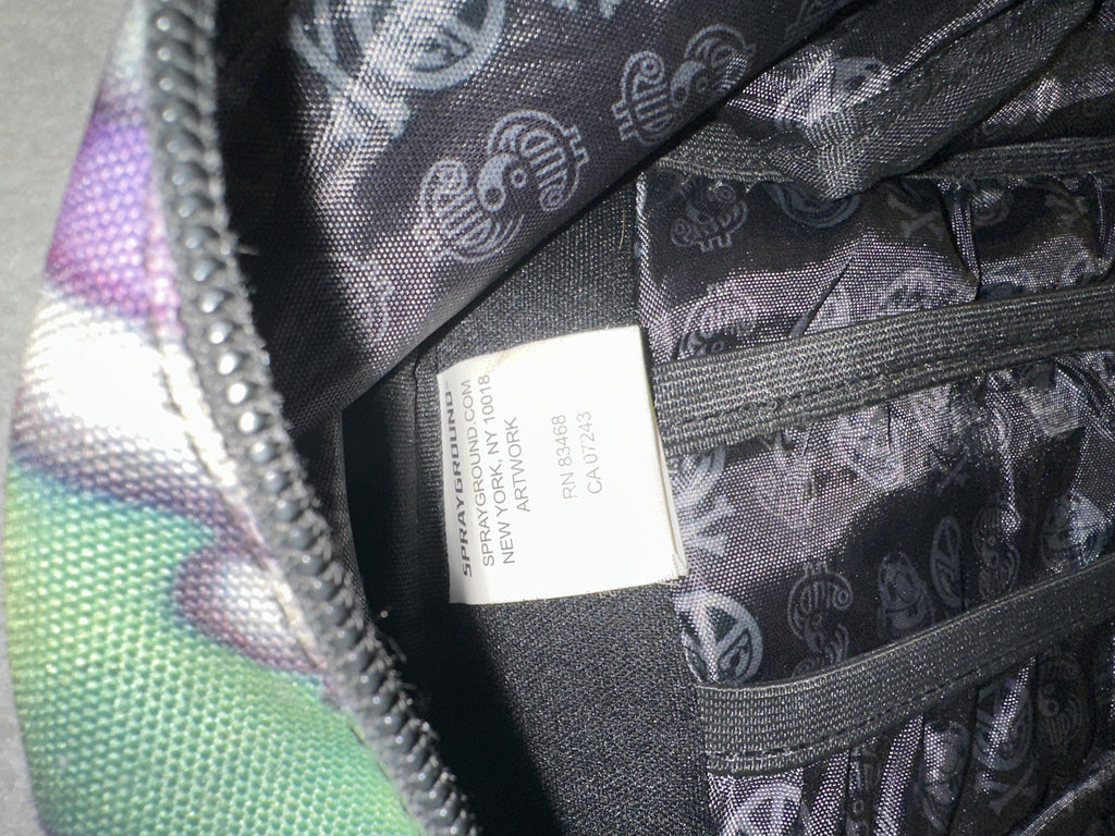 Sprayground × Ron English Pop-Art Backpack — Graffiti Backpack Charlie Brown