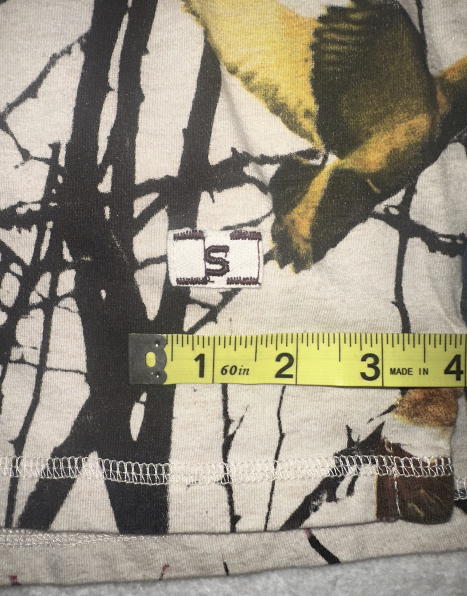 STAPLE PIGEON x THE Rugged Outdoors Long Sleeves Shirt in Brown - Bird Print Nature Graphic — Brown Raglan - Large