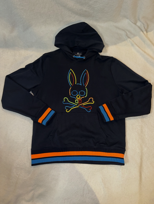 Men’s Psycho Bunny - Barbon Neon Glow Hoodie