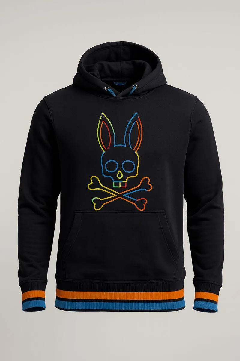 Men’s Psycho Bunny - Barbon Neon Glow Hoodie